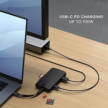 Amazon.com: SATECHI 9 in 1 USB C Hub, Multiport Adapter with
